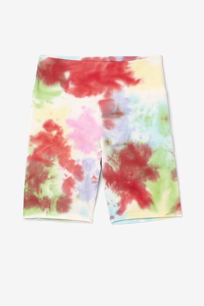 Fila Shorts Dame Multicolor Taima Tie Dye Bike 547862-BRC